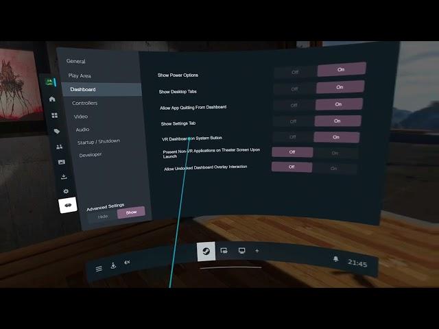 How to Disable Desktop Game Theatre in SteamVR (Theatre Screen) / December 2023