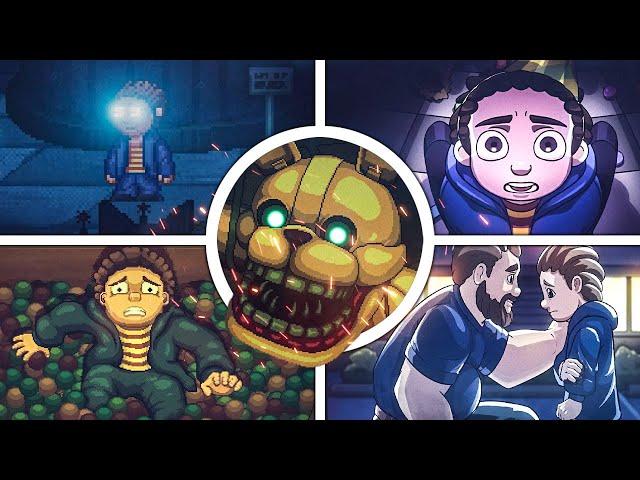 ВСЕ КОНЦОВКИ! СЕКРЕТНЫЕ МИНИ-ИГРЫ!  FNAF: Into the Pit - ПОДРОБНЫЙ ГАЙД