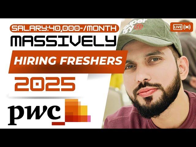  Hurry! PwC Hiring Freshers (0-3 Yrs) | ️ Cyber Security | 100 Openings |  Test on 14 March! 