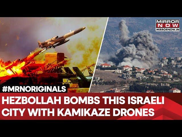 Hezbollah Rains Missiles In Israel's Haifa | Kamikaze Drones Rain Hell On Israeli Streets | Watch