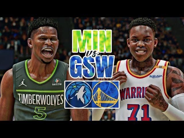 NBA 2K25: NEW LOOK WARRIORS vs TIMBERWOLVES | PS5 PRO GAMEPLAY [4K UHD]