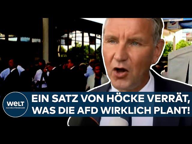 MAGEDEBURG: AfD-Parteitag! Ein Satz von Höcke verrät, was die rechtsnationale Partei wirklich will
