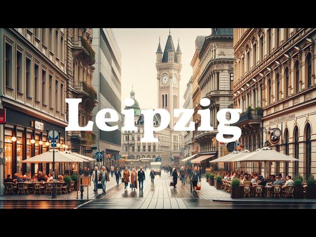 Leipzig, Germany  Walking tour 4k 60fps |A bueatiful city,