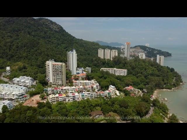 Tanjung Bungah/Batu Ferringgi hillside border, Penang, Malaysia.