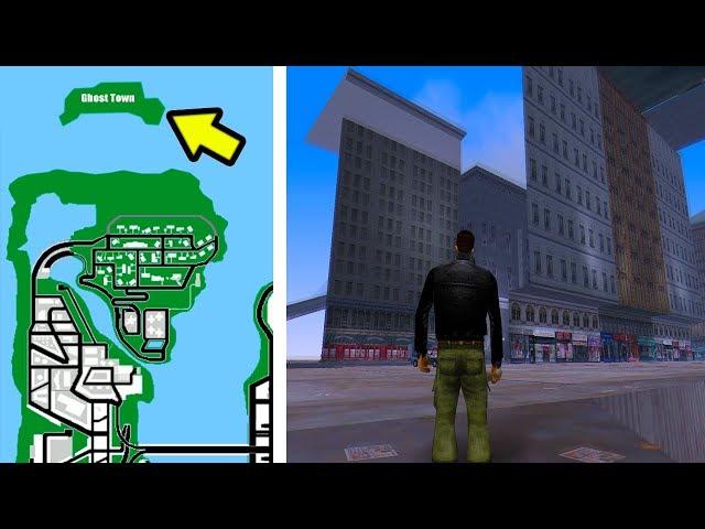 Exploring GHOST TOWN in GTA 3 (SUPER SECRET LOCATION)