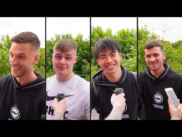 After Match Interviews With The Brighton Players!!