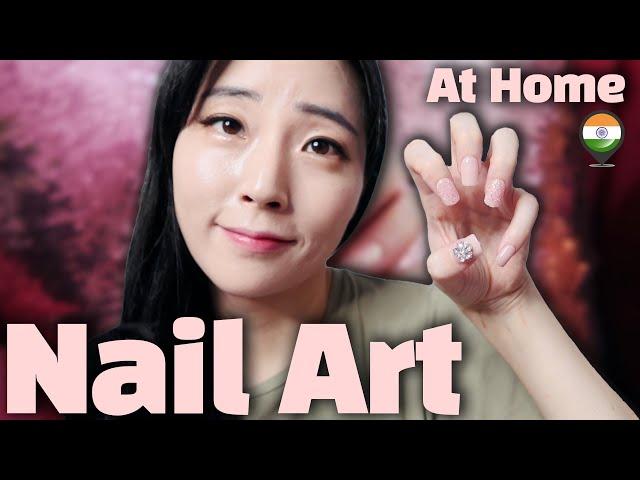 Korean Self Nail Art At Home In India | Sassy Kassy