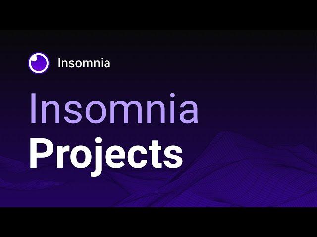 Insomnia Projects: API Collaboration and Documentation