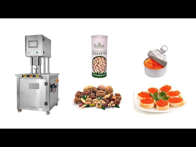 Nitrogen Tin Can Sealing Machine, Can Seamer With nitrogen, Tin can Vacuum Sealer