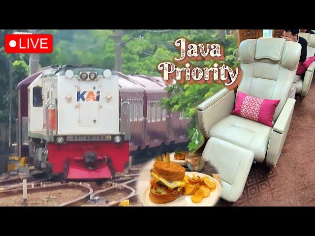  PERJALANAN PERDANA KERETA TERMEWAH JAKARTA YOGYAKARTA ! Trip Naik KLB Java Priority Imperial Class