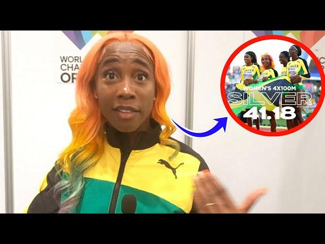 Shelly-Ann Fraser-Pryce Reacts To Losing 4x100 Relay & Explained Her Behavior At This World Champs