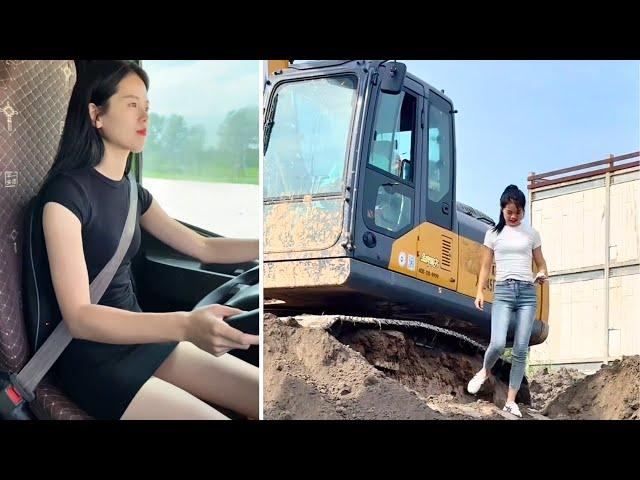 A Day in the Working Life of Female Truck Driver Dayeon