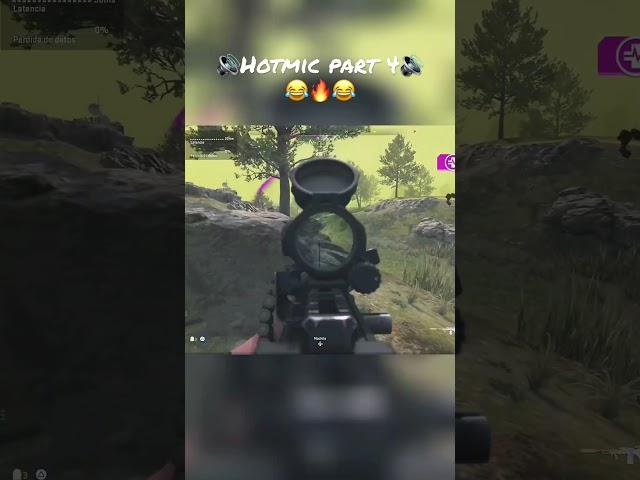 Hotmic…part 4  #warzone #gaming #funny #hotmicswarzone #shorts