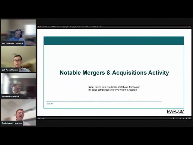 Crafting Value: Navigating Valuation Considerations, M&A Trends, and ESOPs