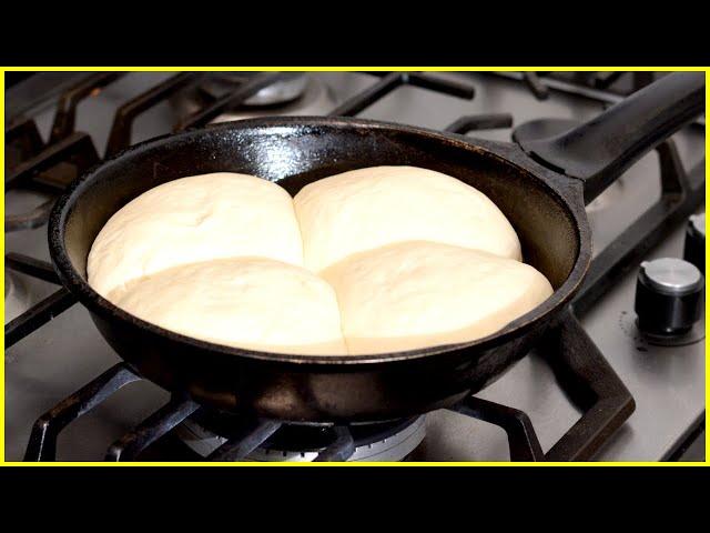 We no longer buy bread! bread without oven with pan is a 300-year-old recipe