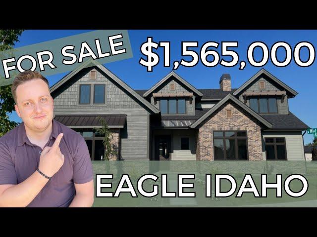 Mace River Ranch | Gardner Homes | $1,565,000 | Eagle Idaho | RV Garage | Luxury Property Tour