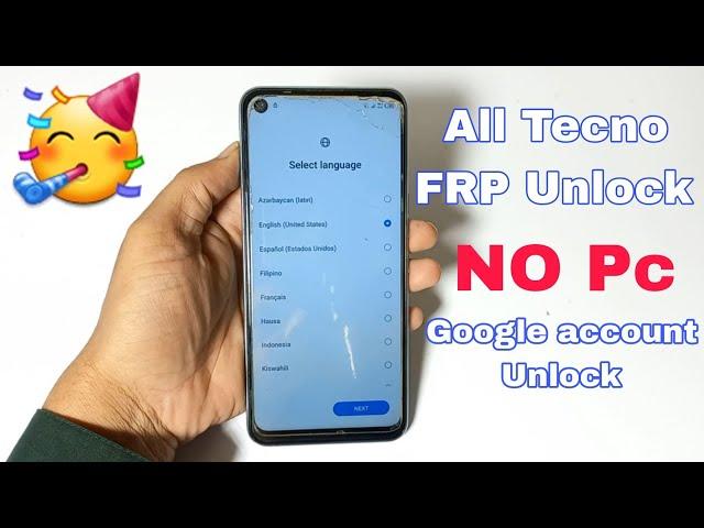 All Tecno FRP Unlock | tecno frp bypass