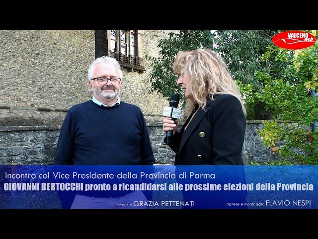 Incontro col vice Presidente della Provincia di Parma Giovanni Bertocchi