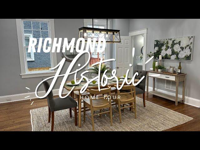 Richmond Historic Home For Sale | Historic Richmond Home Tour