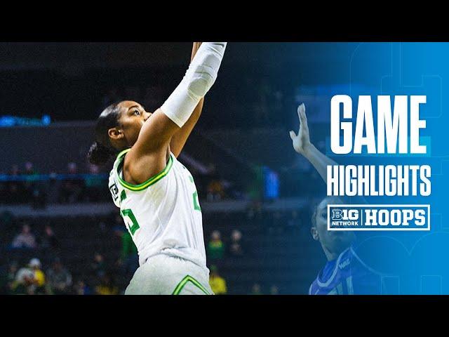 Grand Canyon at Oregon | HIGHLIGHTS | Big Ten Women's Basketball | 11/18/24