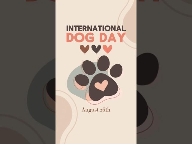 Happy International Dog Day Everyone #internationaldogday #dogs #cute