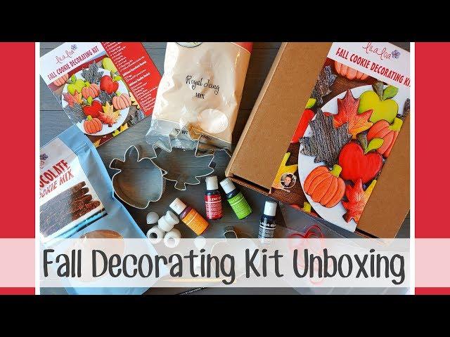 LilaLoa Fall Cookie Decorating Kit Unboxing