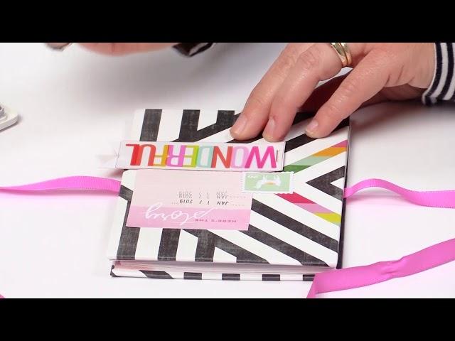 Create a Quick and Easy Mini Album with Heidi Swapp