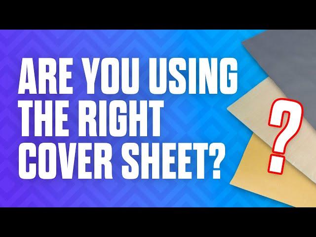 The Best Cover Sheet: Kraft Paper vs Non-Stick vs Flexible Pad