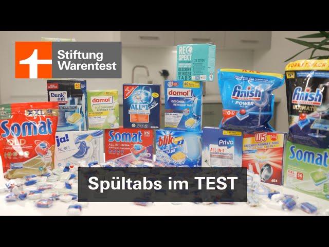 Test Spülmaschinentabs 2023: Diese Geschirrspültabs enttäuschen im Test (Stiftung Warentest)