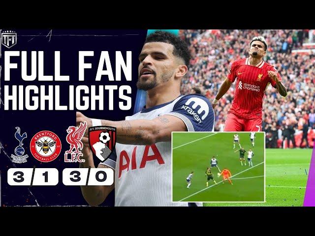 VAR ROBBERY? Tottenham 3-1 Brentford Highlights! Liverpool ON FIRE! Liverpool 3-0 Bournemouth