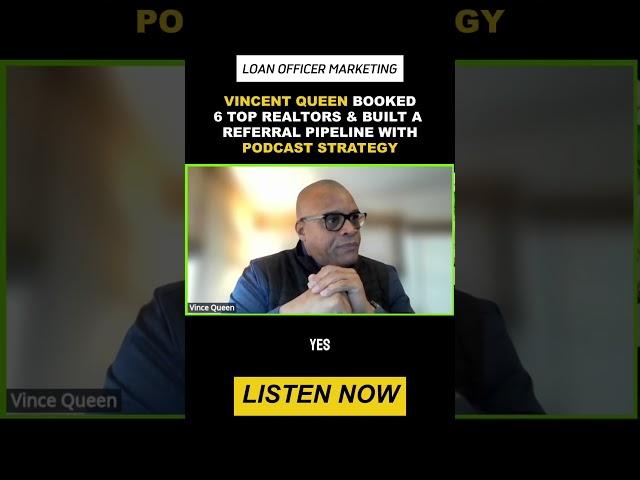 How Vincent Queen Booked 6 Top Realtors & Built a Referral Pipeline Using AI & Podcasting ️