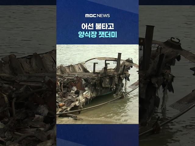 바다 위까지 '활활' #Shorts (MBC뉴스)