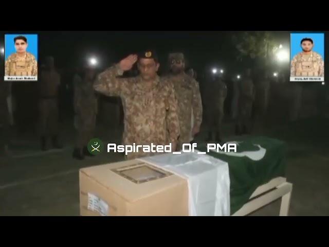 #ISPR Funeral prayers of Major Amir Aziz (age 29 years, resident of Sargodha District)#martyrs #yt