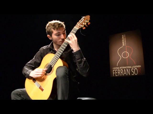 Miguel Marín, masterclass student winner 2016 - Ginastera's Sonata Op. 47