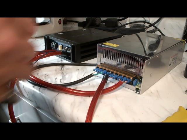 60 Amp 12 Volt Switching Power Supply 800 Watt's #tutorial #how To #wire A #car #amp In Your House