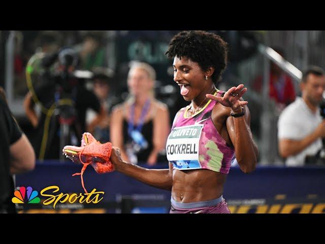 Anna Cockrell smoothly dismantles Rome field for 400 hurdles Diamond League crown | NBC Sports