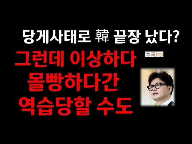 한동훈 당게사태 즉각 해명안하는 이유/ 혹시 판을 키우고 있나 역공?/누리pd-tv