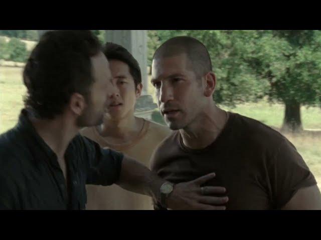 TWD 2x8 - Maggie slaps Shane