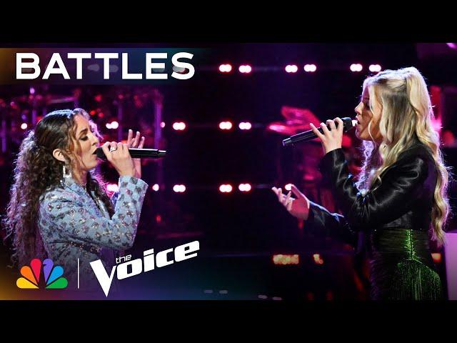 Tatum Scott and Angie Rey Shine in Their Perfect Performance of "GIRL" | The Voice Battles | NBC