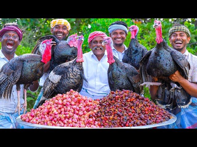 TURKEY FRY | Vaan Kozhi Varuval | Traditional Village Style Turkey Fry Recipe | Vaan Kozhi Uppu Kari