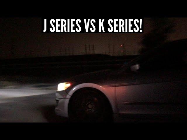 K SERIES VS J SERIES! | 2008 Honda Accord V6 Coupe vs 2009 Honda Civic Si Coupe