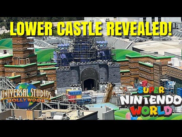 Lower Scaffolding is Off at Bowser’s Castle Super Nintendo World Update! Universal Studios Hollywood