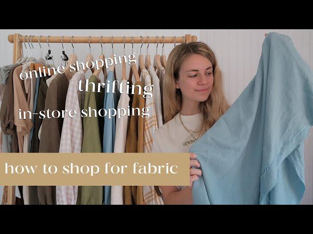 Where To Find Fabric For Sewing Clothes | Sewing for Beginners