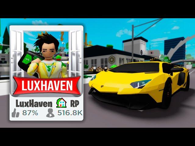 I Created a FAKE Brookhaven Game for the RICH (LuxHaven)