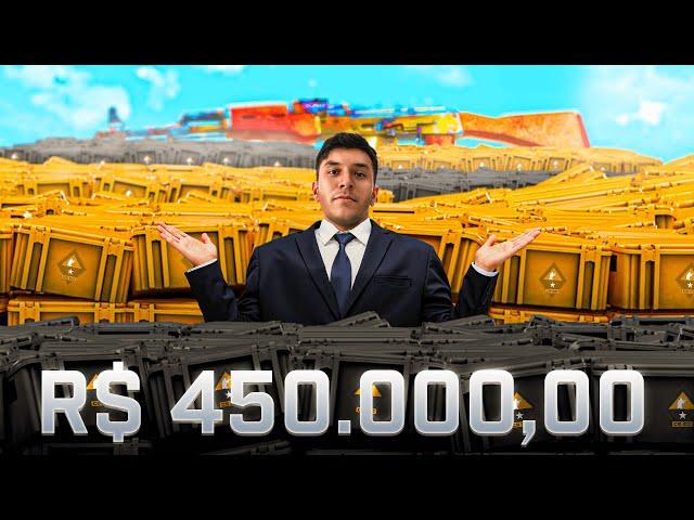 ele gastou R$450.000,00 tentando algo impossível