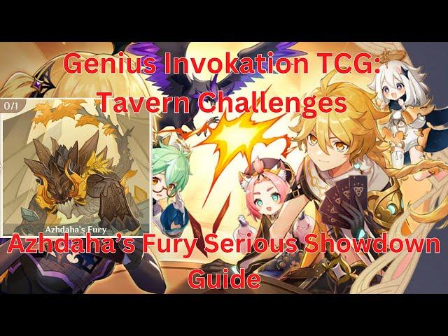 Genius Invokation TCG: Tavern Challenges: Azhdaha’s Fury Serious Showdown Guide【Genshin Impact 4.3】