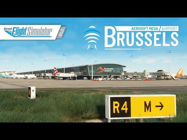 Aerosoft Mega Airport Brussels | Microsoft Flight Simulator | Official Trailer