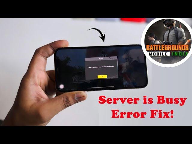 BGMI Fixes : Server Is Busy Please Try Again Later Error Code Restrict Area | Android Data Recovery