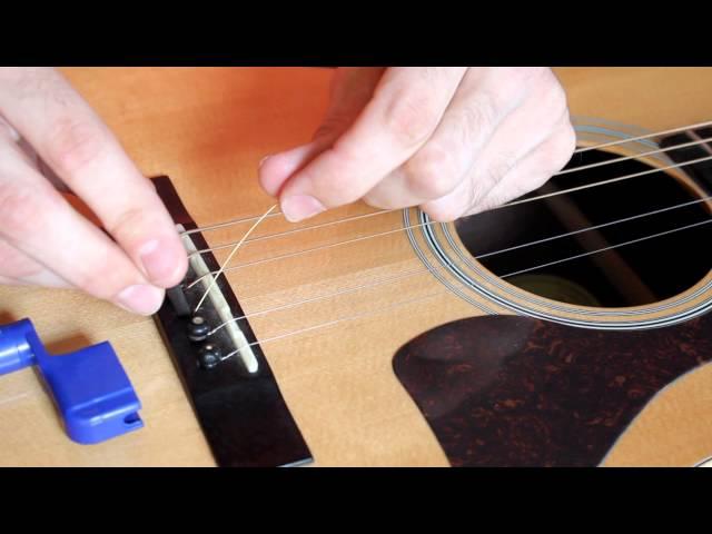 How to Change an Acoustic Guitar String, EASY!