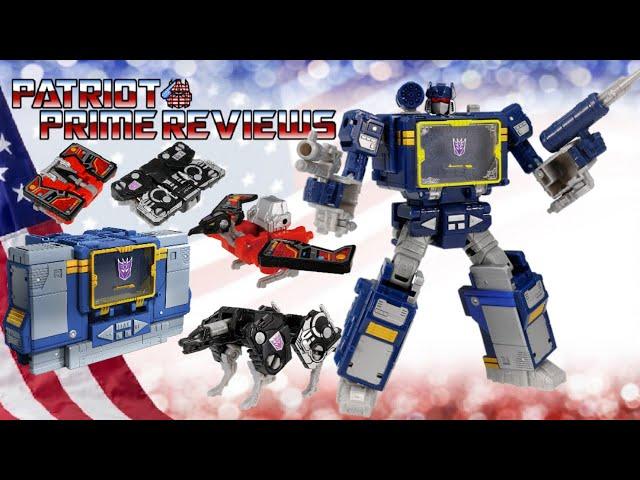 Patriot Prime Reviews WFC Trilogy Netflix Soundwave with Ravage & Laserbeak.